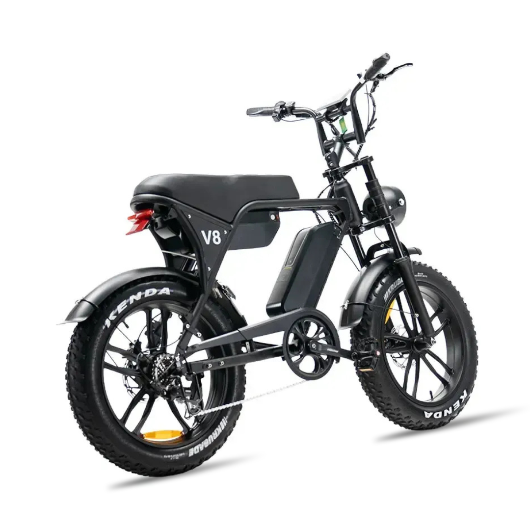 Fatbike OUXI V8 6.0 (C80) Max - Dubbele accu - Zwart - foto 2
