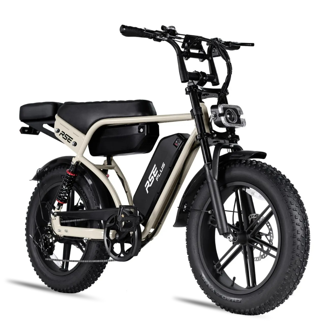 Fatbike RSE - Dubbele accu - Beige - foto 4