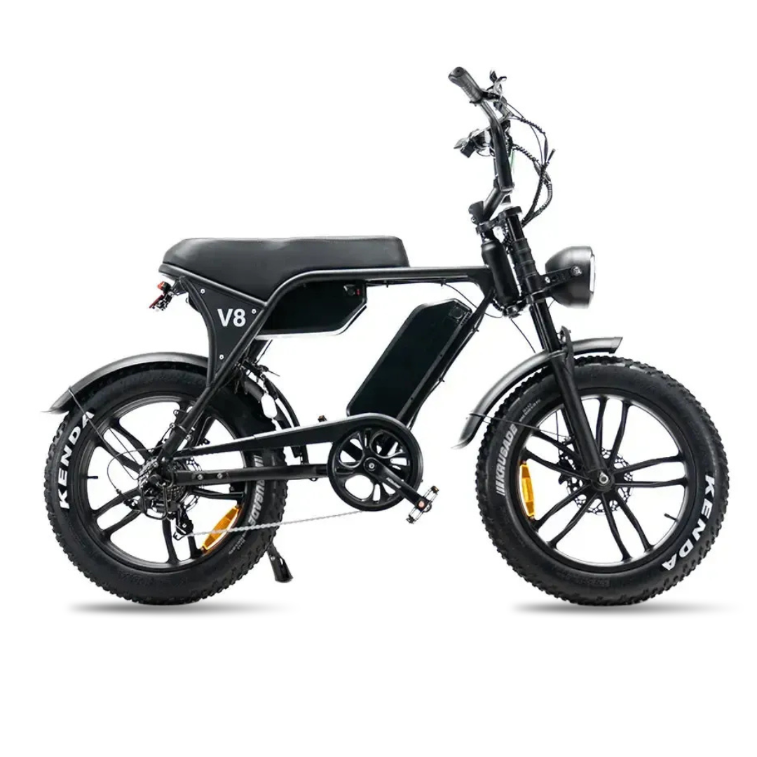 Fatbike OUXI V8 6.0 (C80) Max - Dubbele accu - Zwart - foto 3