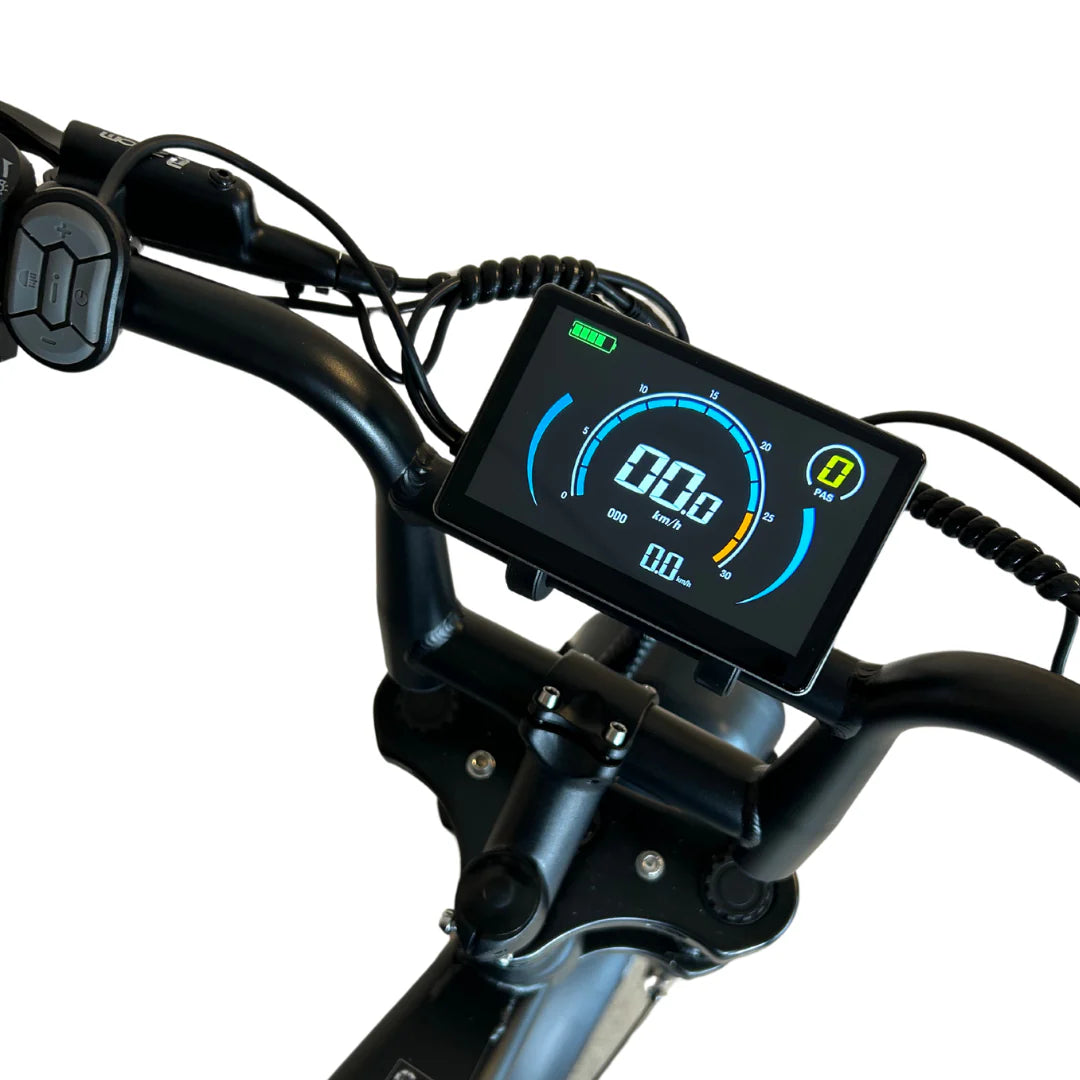 OUXI V8 5.0 (C80) Fatbike 2025 - kinderzitje achter - kinderzitje voor