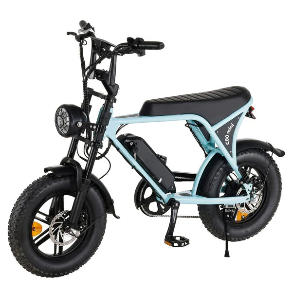 OUXI C80 - Mini fatbike - Baby blauw - inclusief montage