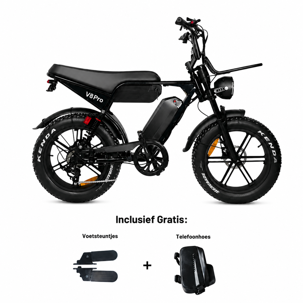 Fatbike OUXI V8 Pro Max - Dubbele accu