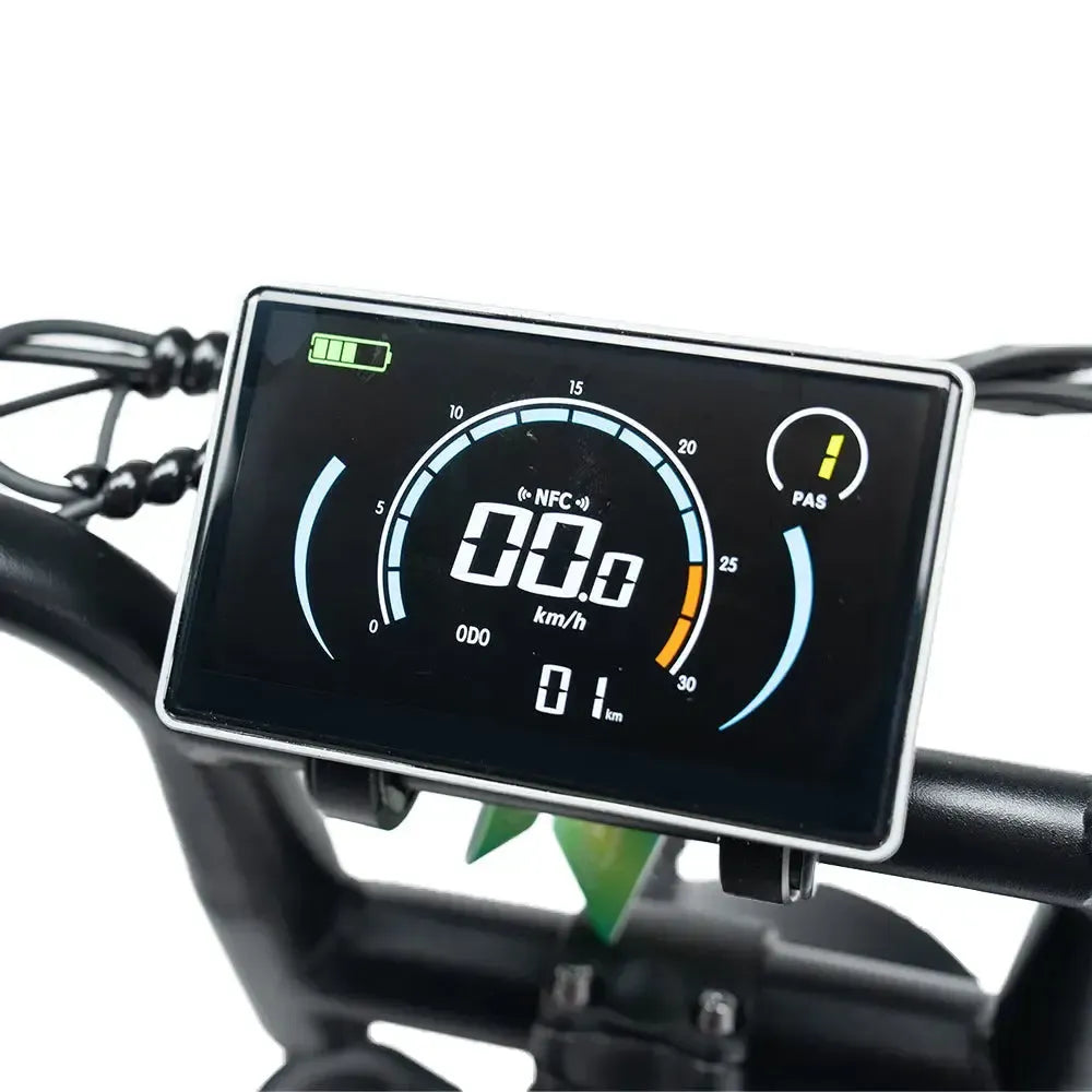 Fatbike OUXI V8 6.0 (C80) Max - Dubbele accu - Zwart - foto 8