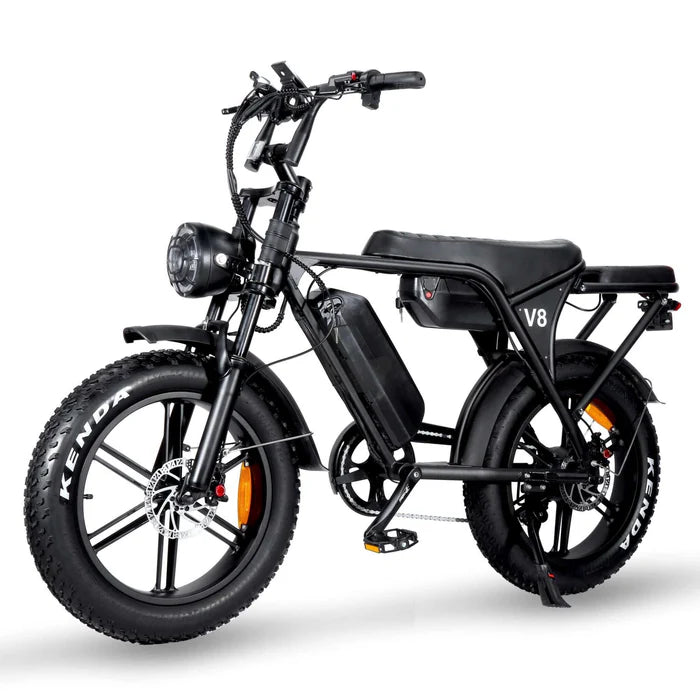 Fatbike Ouxi V8/C80 Dubbele Accu 2025 - Zwart