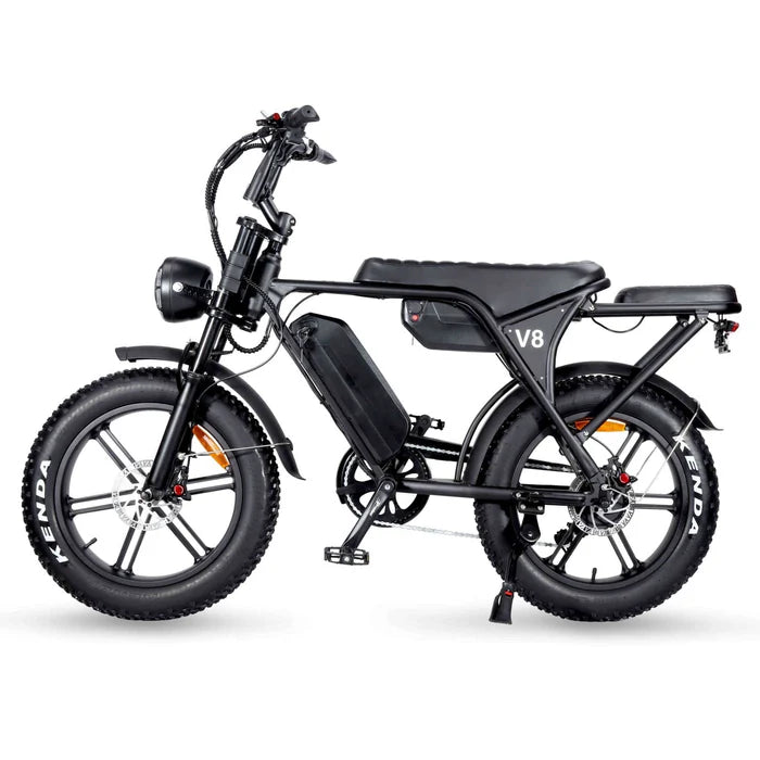 Fatbike Ouxi V8/C80 Dubbele Accu 2025 - Zwart