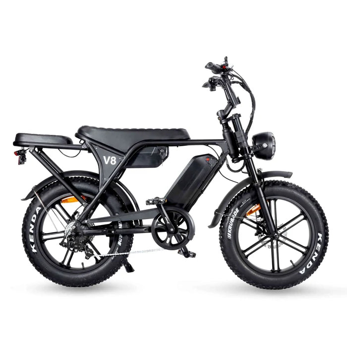 Fatbike Ouxi V8/C80 Dubbele Accu 2025 - Zwart