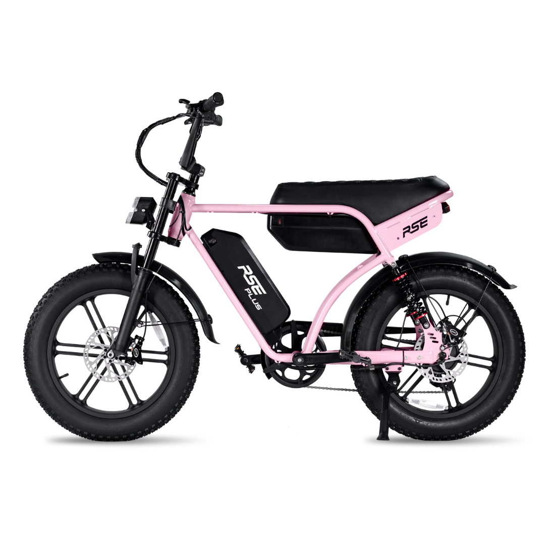 Fatbike RSE - Dubbele accu - Roze