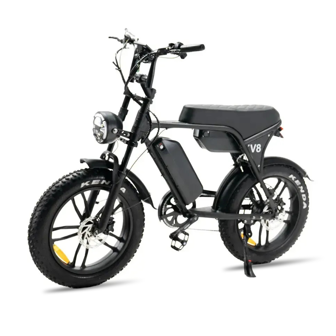 Fatbike OUXI V8 6.0 (C80) Max - Dubbele accu - Zwart - foto 4