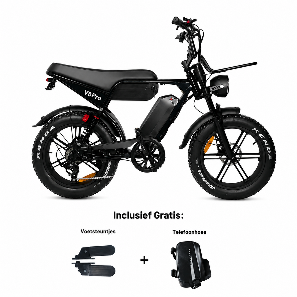 Fatbike OUXI V8 Pro Max - Dubbele accu