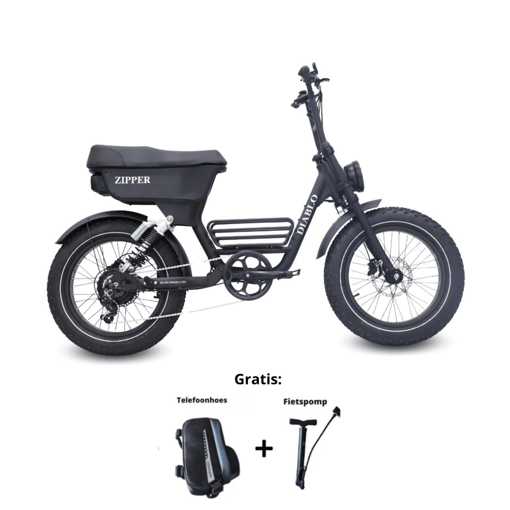 Fatbike Diablo Zipper - Zwart