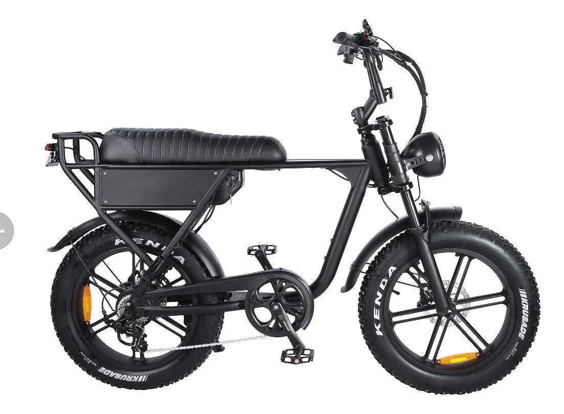 OUXI C63 - Mini fatbike - Zwart - inclusief montage