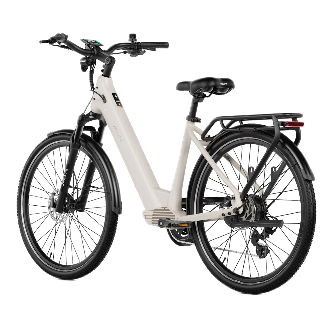 E-bike Qreate City Pro 2.0 (A-Spadz) - Gravel Grey - foto 6