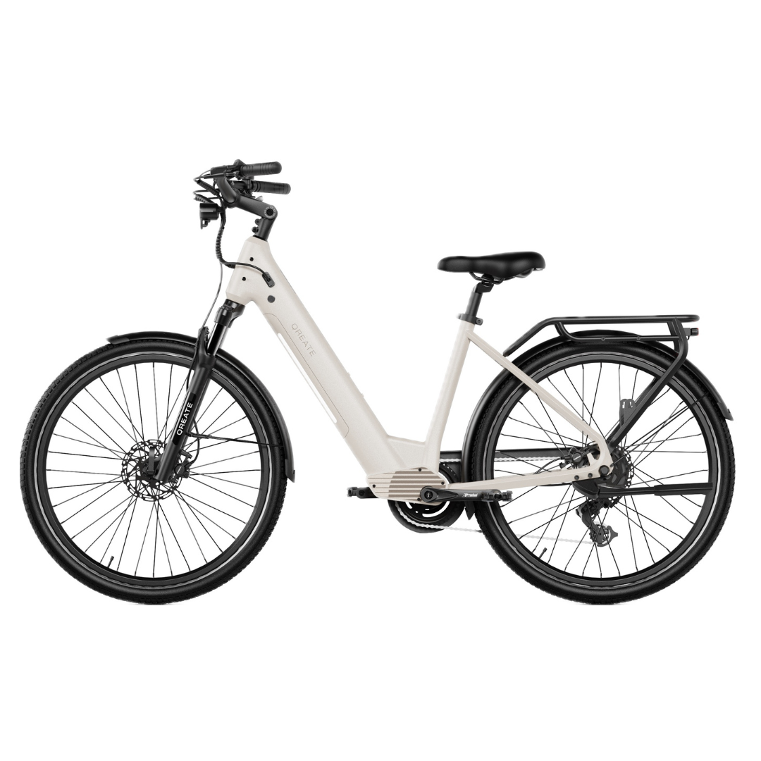 E-bike Qreate City Pro 2.0 (A-Spadz) - Gravel Grey