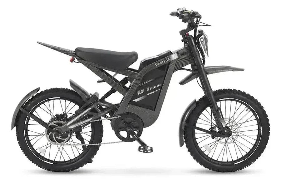 Fatbike OUXI GT-2000 2.0 - Offroad Power - Zwart