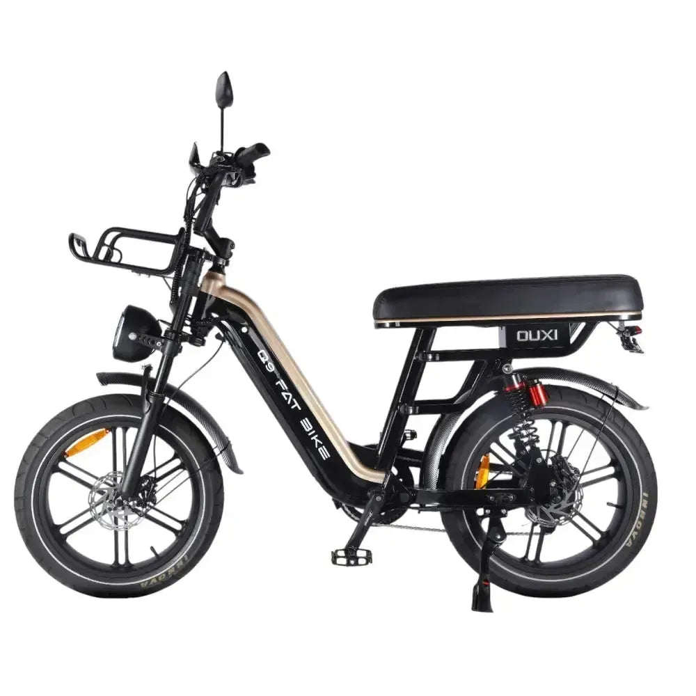 Fatbike OUXI Q9 - Lage instap - Zwart